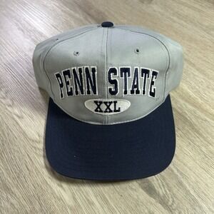 VTG Penn State Nittany‎ Lions Snapback Hat College Annco Gray Blue Cap